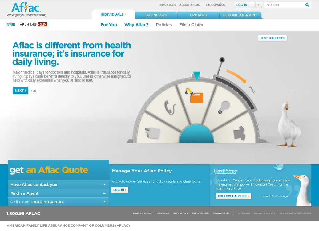 Some of the animations were not cookie-cutter; in this case, a mix of video and image composition was employed to produce more dynamic results. In addition, dragging the lever followed a circular path, rather than being an easy "click to play" interaction.