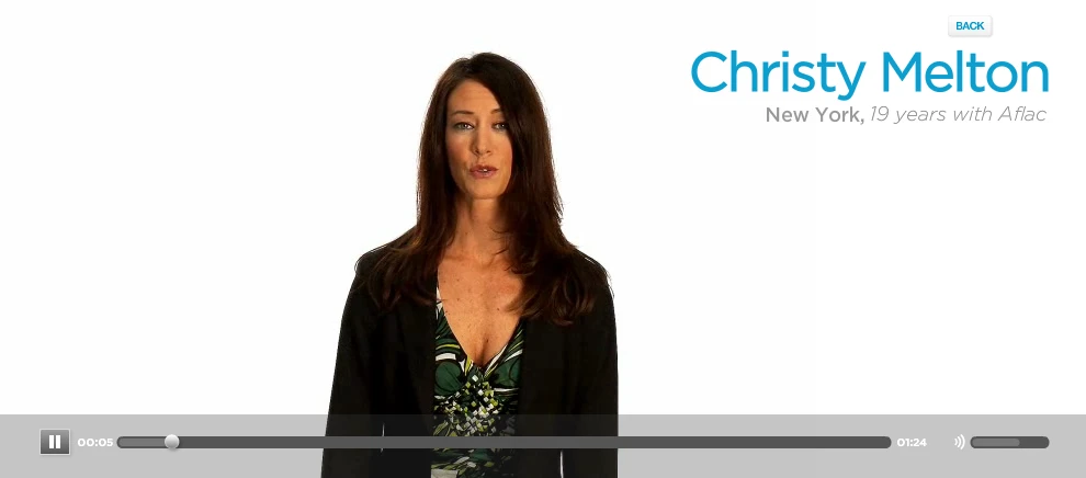 The agents testimonials were all video-based; several custom video players were created for the website.