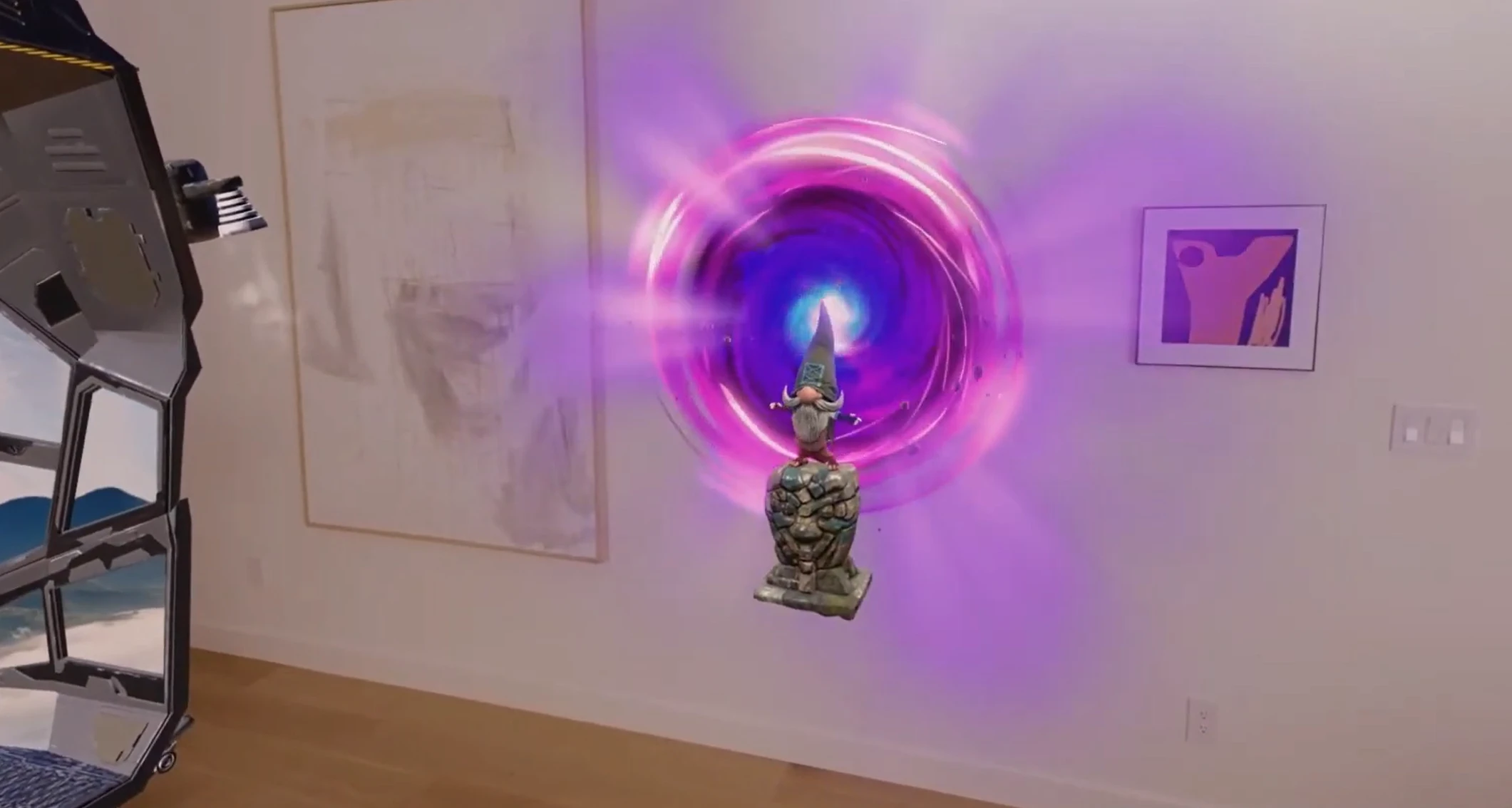 An animated launcher for Asgard's Wrath 2. A portal opened and introduced some brief backstory to the user.