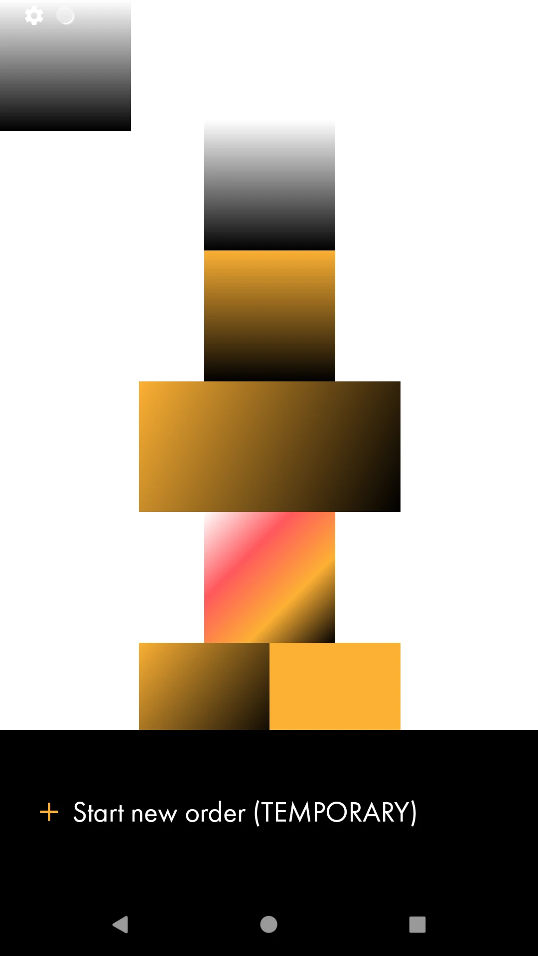 Testing gradients on Android