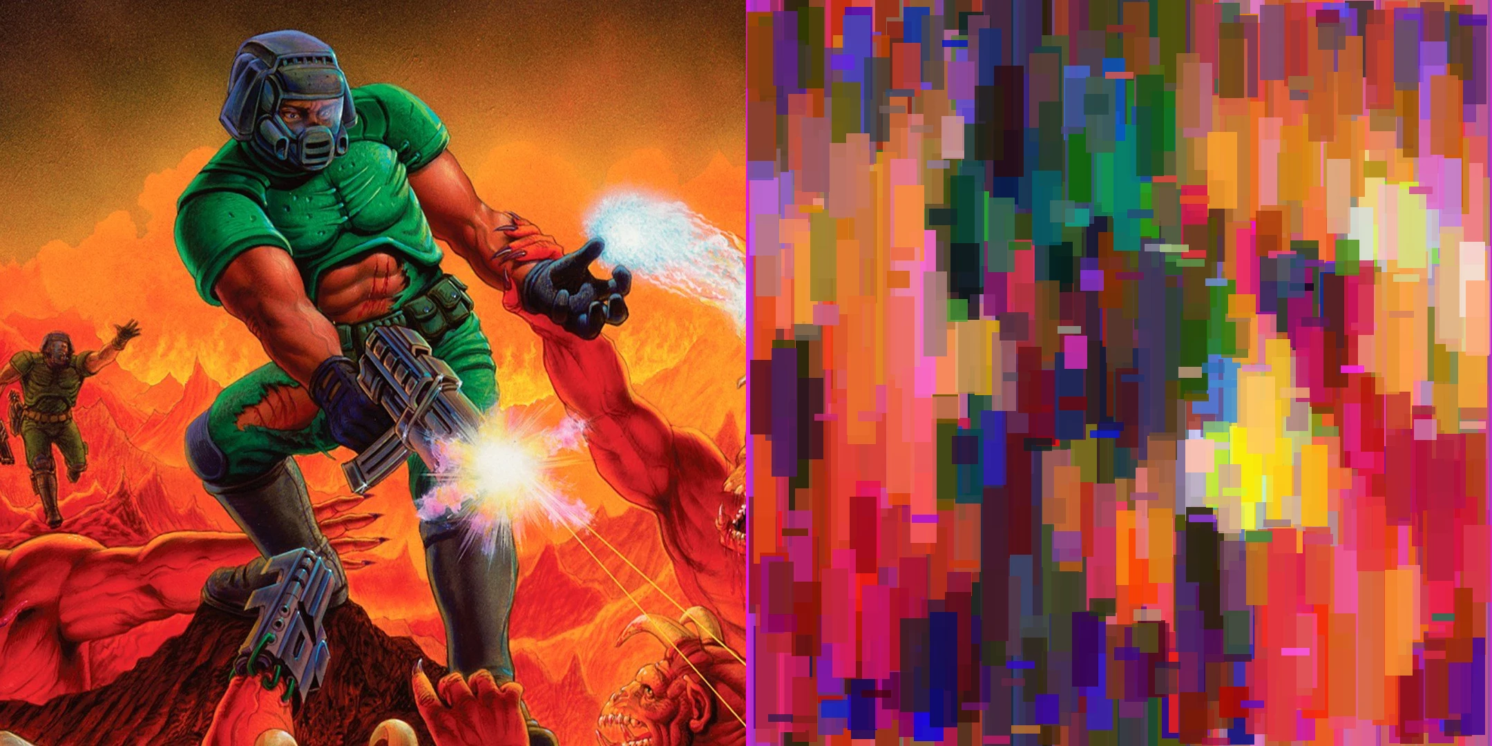 I experimented with various target images and settings to find out what produced the best images. I specially like how abstract the final result looks here.