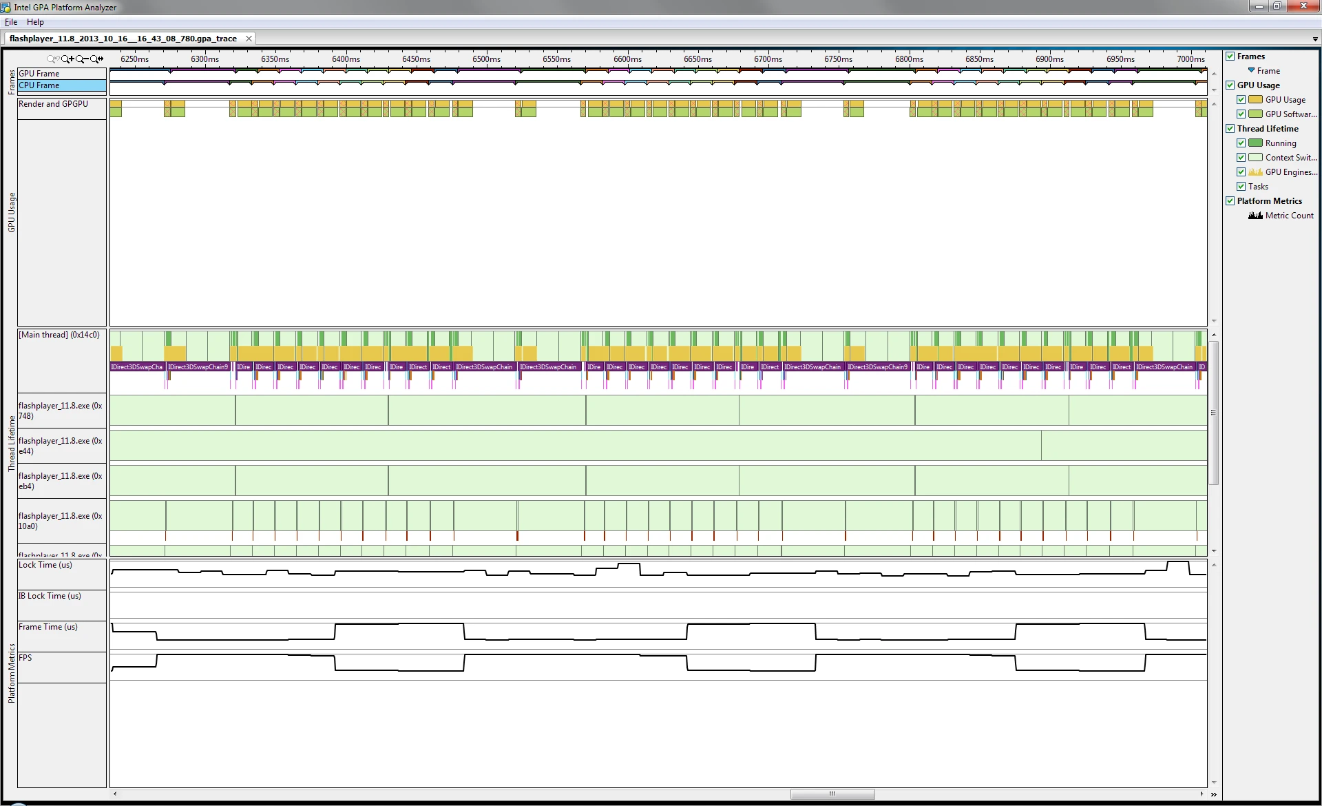 This might not look like much, but it shows we were able to maintain stable rendering performance despite machine interruptions.