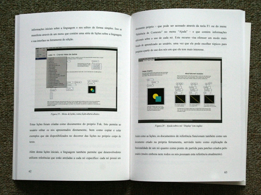 The final paper. It was printed with book binding.