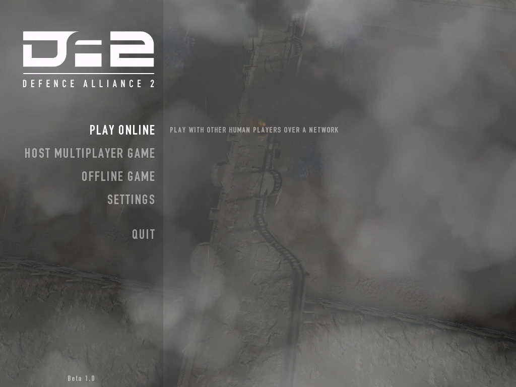 The main menu.