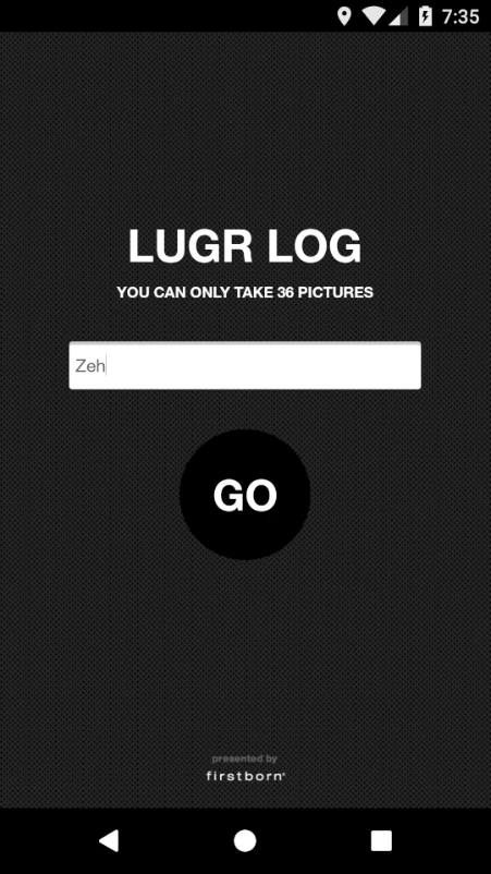 Once the app activates, it asks for your name for author identification