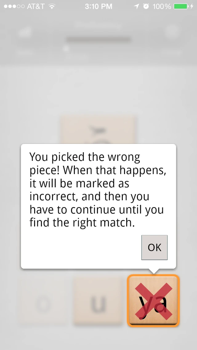 Tooltips explaining how the game works.