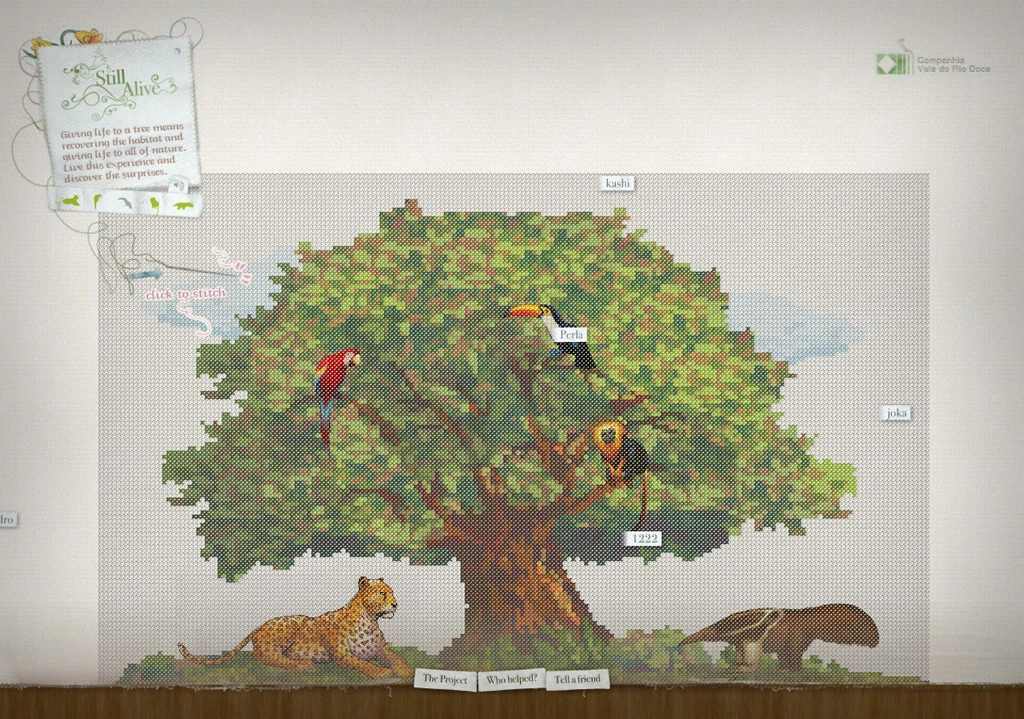 A fully revealed tree.