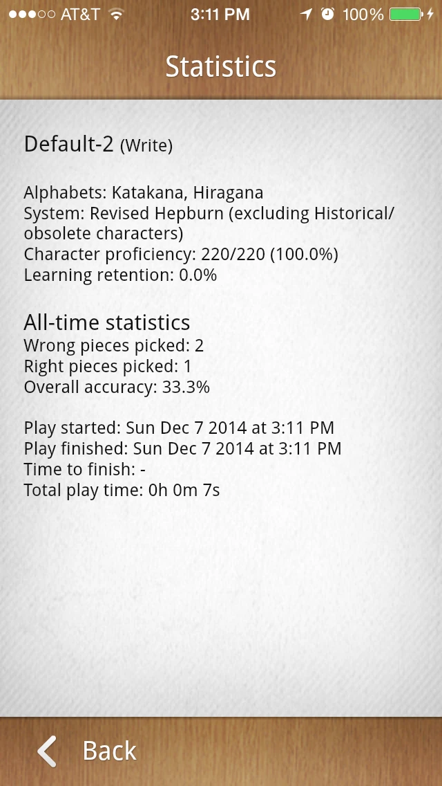 Basic statistics.