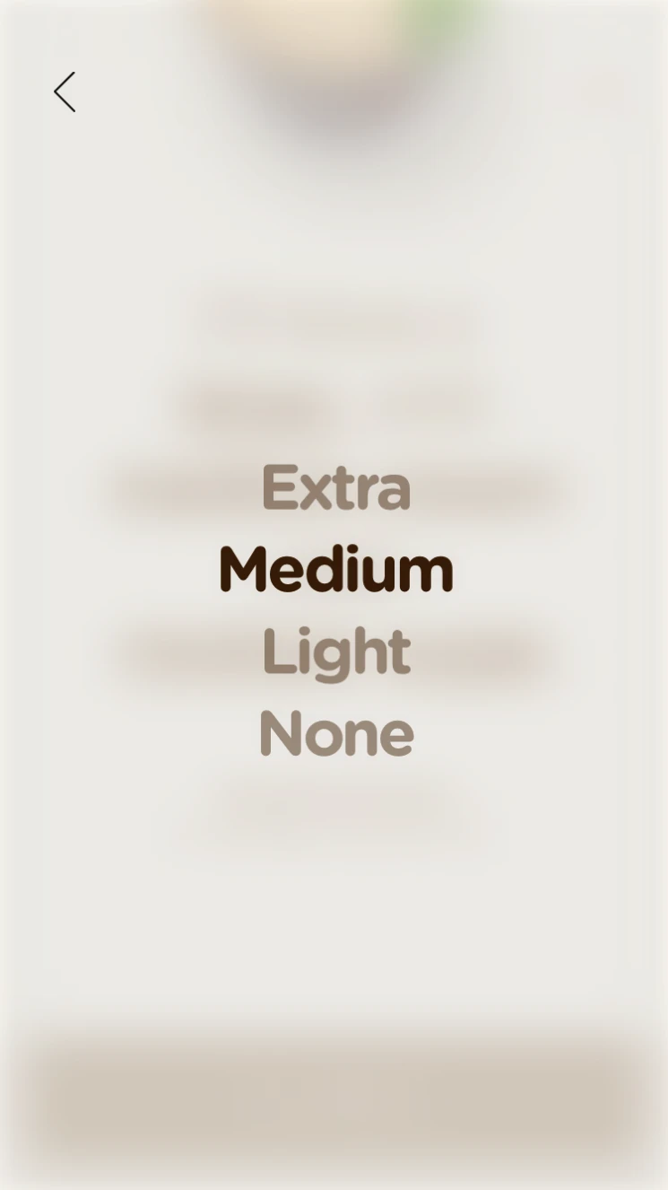 Selection of quantity variants within a product