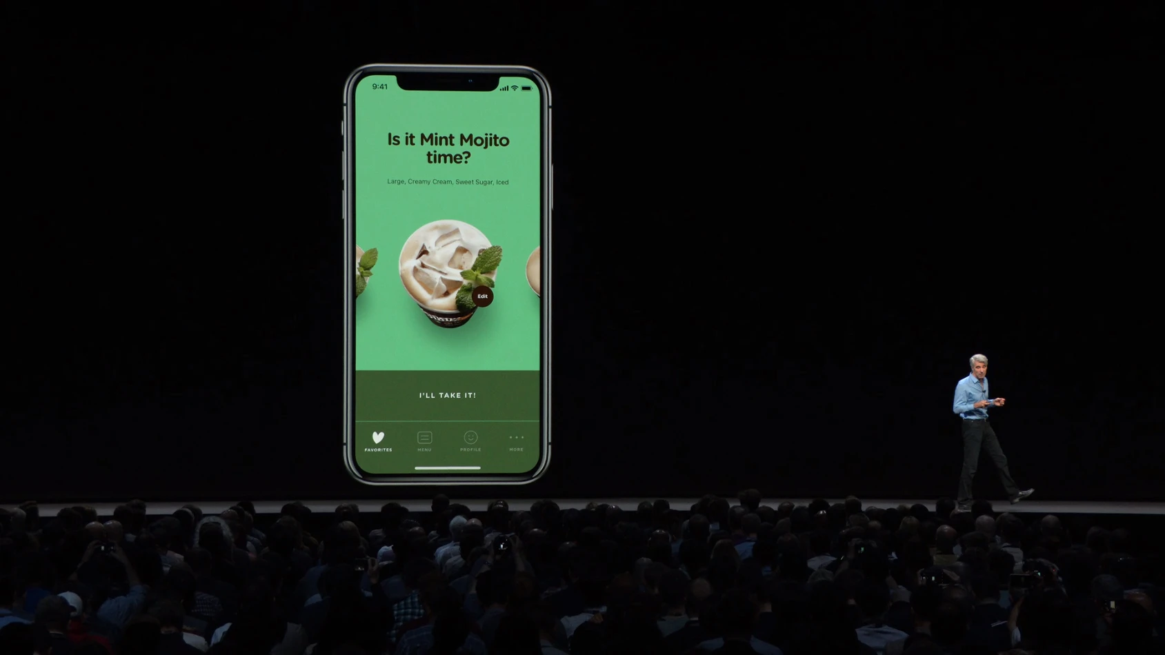 Philz Coffee being used as an example at WWDC
